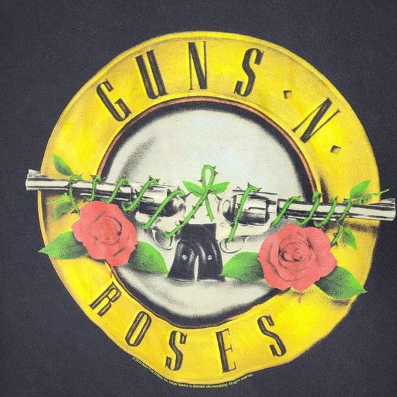 Guns N Roses Shirt Unisex Black Top Graphic Print Size Medium T Shirt - Picture 2 of 9